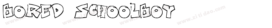 Bored Schoolboy字体转换